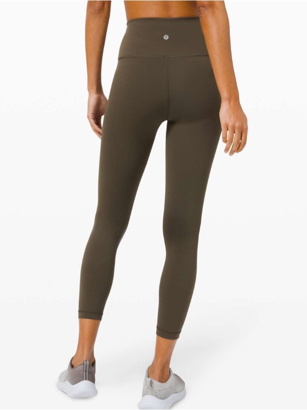 Lululemon size 6 Wunder Train High-Rise Tight 25" Dark Olive